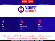 Tablet Screenshot of fisioenergycarminedenapoli.com